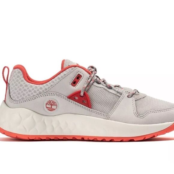 Timberland Solar Wave Trail Running Sneakers Lt Grey Orange/Coral - Picture 13 of 13